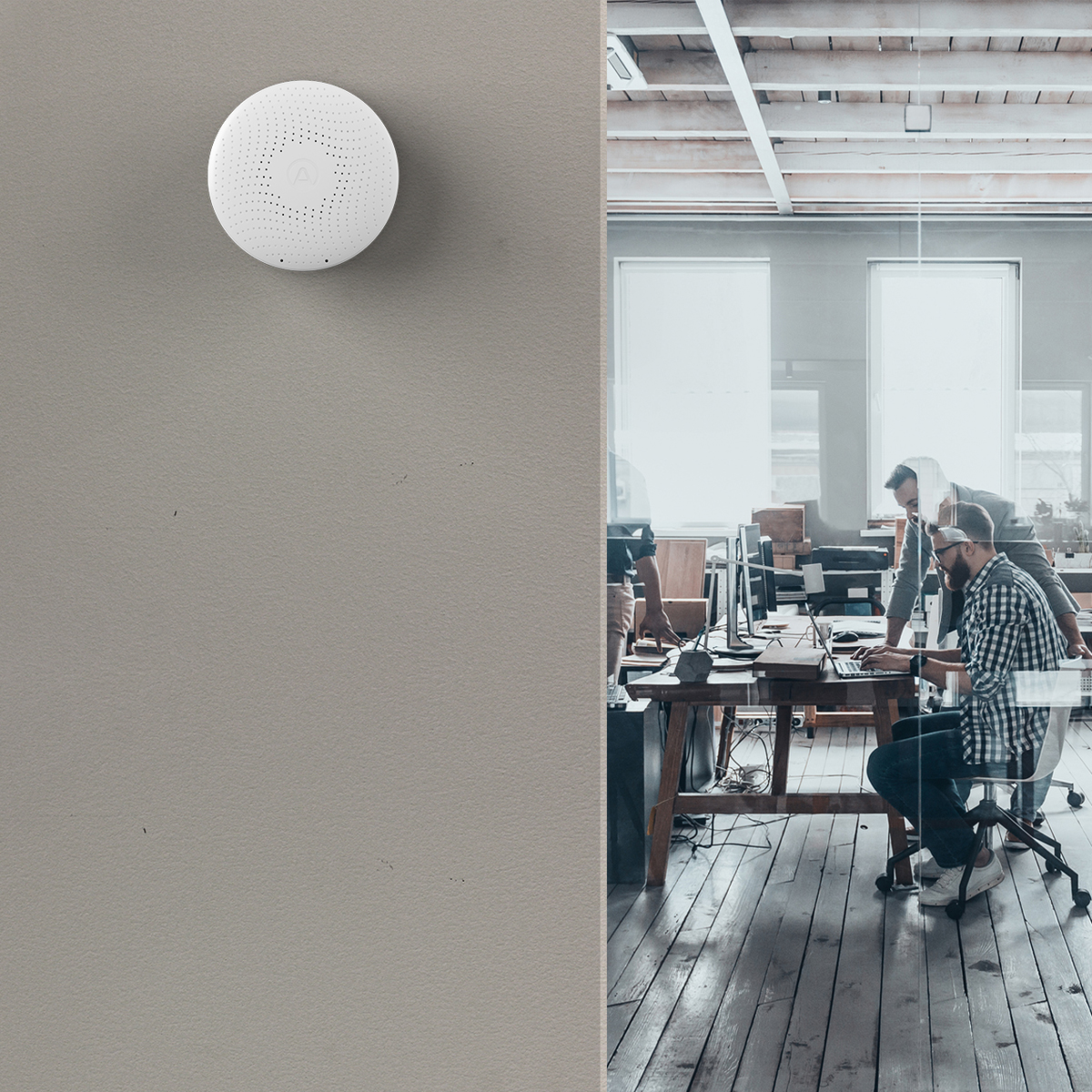 Airthings Wave Plus Smart Indoor Air Quality Monitor + Radon Detection - Lifestyle 6