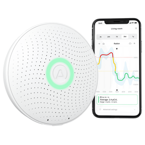 Airthings Wave Plus Smart Indoor Air Quality Monitor + Radon Detection - Main