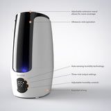 Airvana Aspire 2.25 Gal. Ultrasonic Cool Mist Humidifier - Graphic