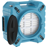 AlorAir PureAiro HEPA Pro 870 Air Scrubber - Angle with Cover Open