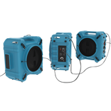 AlorAir PureAiro HEPA Pro 870 Air Scrubber - Three units daisy chained.
