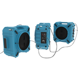 AlorAir PureAiro HEPA Pro 870 Air Scrubber - Three units daisy chained.