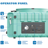 AlorAir PureAiro HEPA Pro 770 Air Scrubber - Control Panel