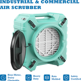 AlorAir PureAiro HEPA Pro 770 Air Scrubber - Features include hour meter, roto molded, & heavy duty.
