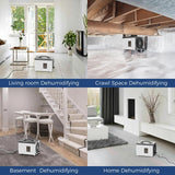 AlorAir Sentinel 35 Pint at AHAM Dehumidifier for Crawl Spaces or Basements Up to 1,000 Sq. Ft.