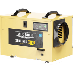AlorAir Sentinel 55 Pint at AHAM Dehumidifier With Drain Hose for Crawl Spaces or Basements Up to 1,300 Sq. Ft., Gold