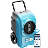 AlorAir Storm Elite Commercial Dehumidifier - Blue with Phone