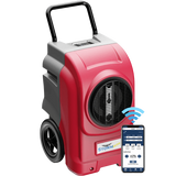 AlorAir Storm Elite Commercial Dehumidifier - Red with Phone