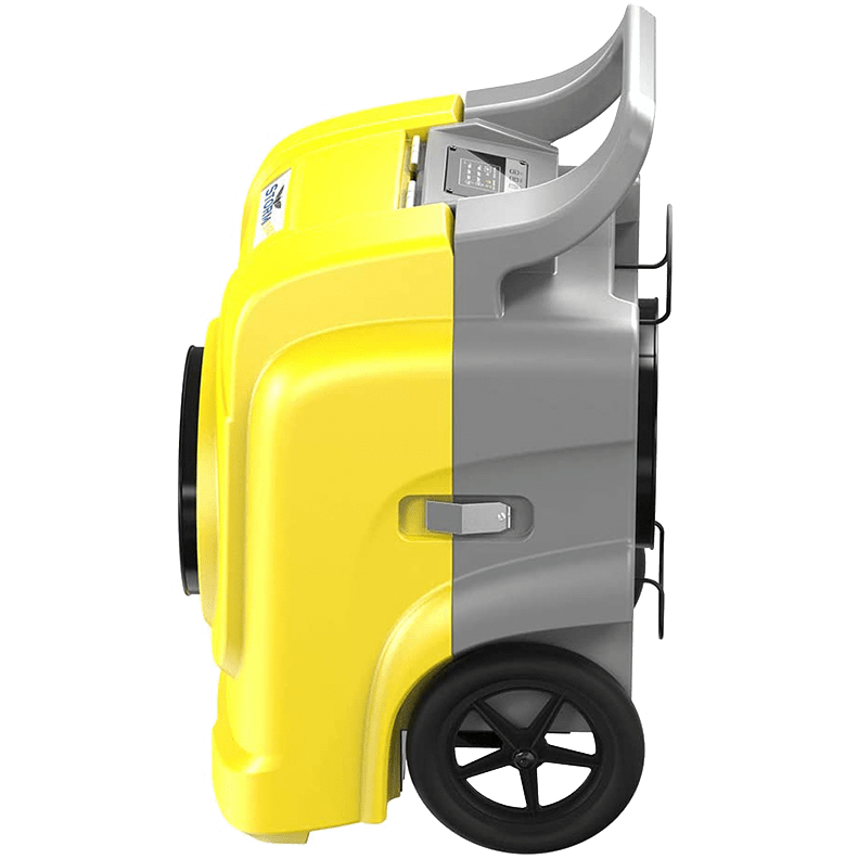AlorAir Storm Elite Commercial Dehumidifier - Yellow - Side