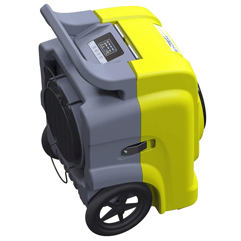 AlorAir Storm Elite Commercial Dehumidifier - Yellow - Angle