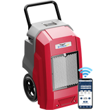 AlorAir Storm Pro Commercial Dehumidifier - Red with Phone