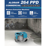 Alorair Storm SLGR 1250 Smart Wi-Fi Commercial Dehumidifier - blue - specs