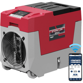Alorair Storm SLGR 850X Commercial Dehumidifier - red - main