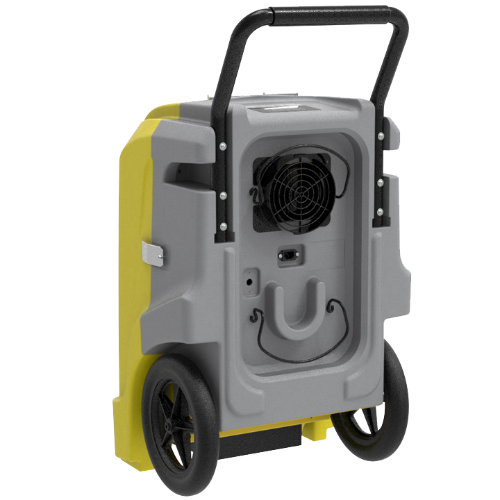 AlorAir Storm Ultra Commercial Dehumidifier - Yellow back angle