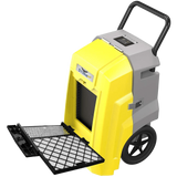 AlorAir Storm Ultra Commercial Dehumidifier - Yellow Filter door open