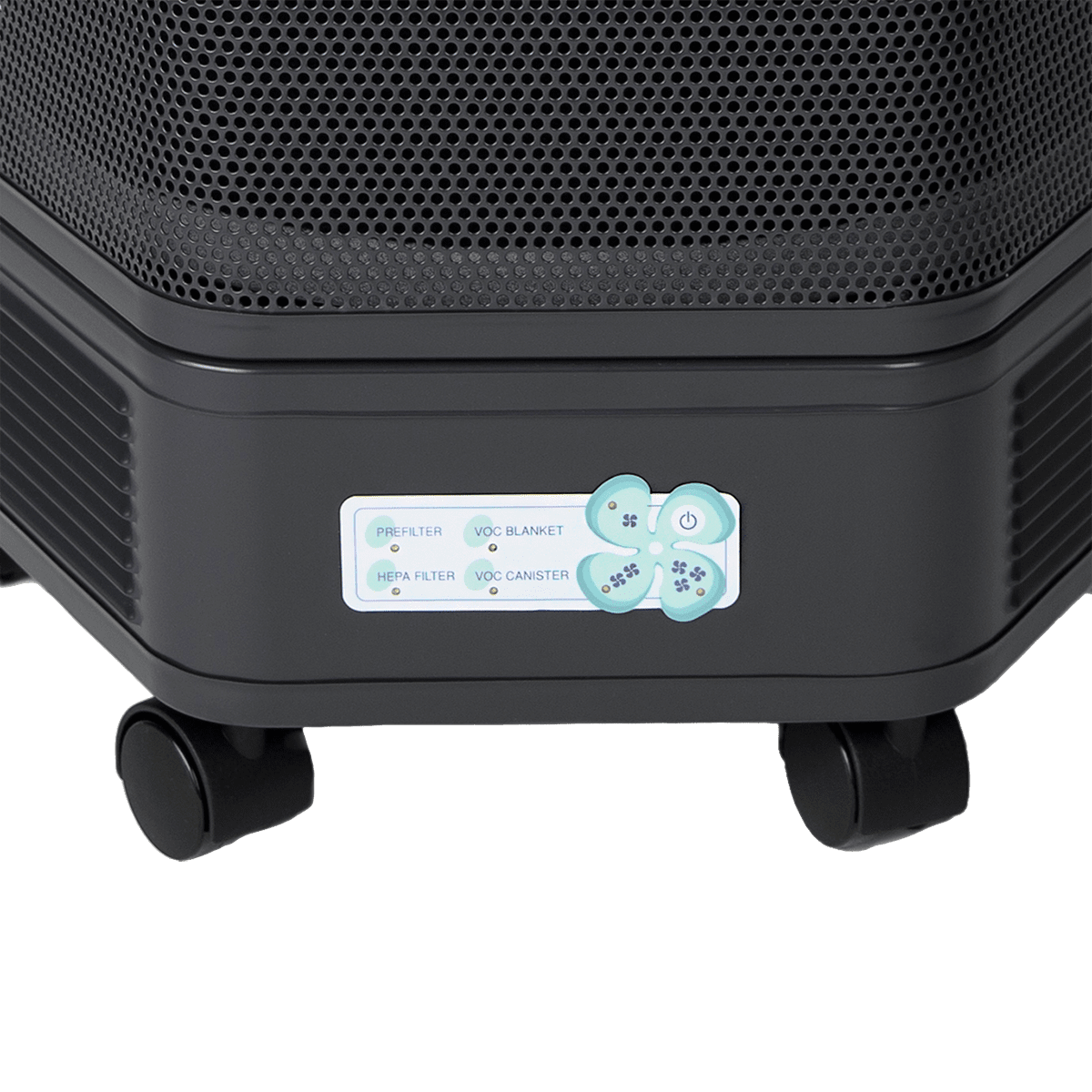 Amaircare 3000 HEPA Air Purifier - Slate Casters
