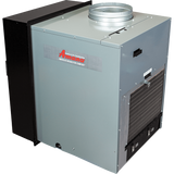 Amana 11,000 BTU Vertical Terminal Air Conditioner w/ Heat Pump - Front Angle with Adapter