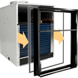 Amana 9,000 BTU Vertical Terminal Air Conditioner w/ Heat Pump - Frame