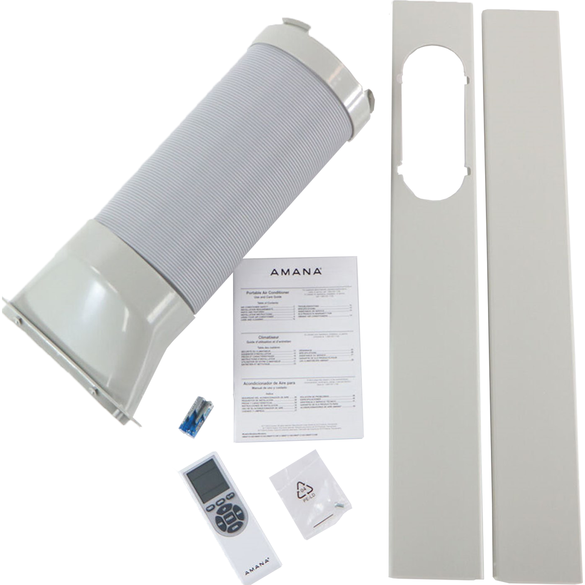 Amana P121AB Portable Air Conditioner - Included Items