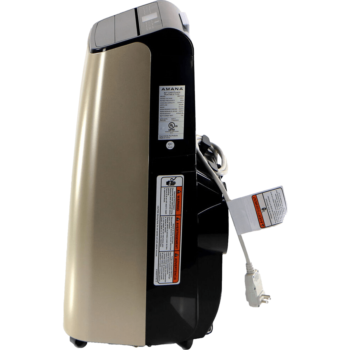 Amana P121AB Portable Air Conditioner - Left Side