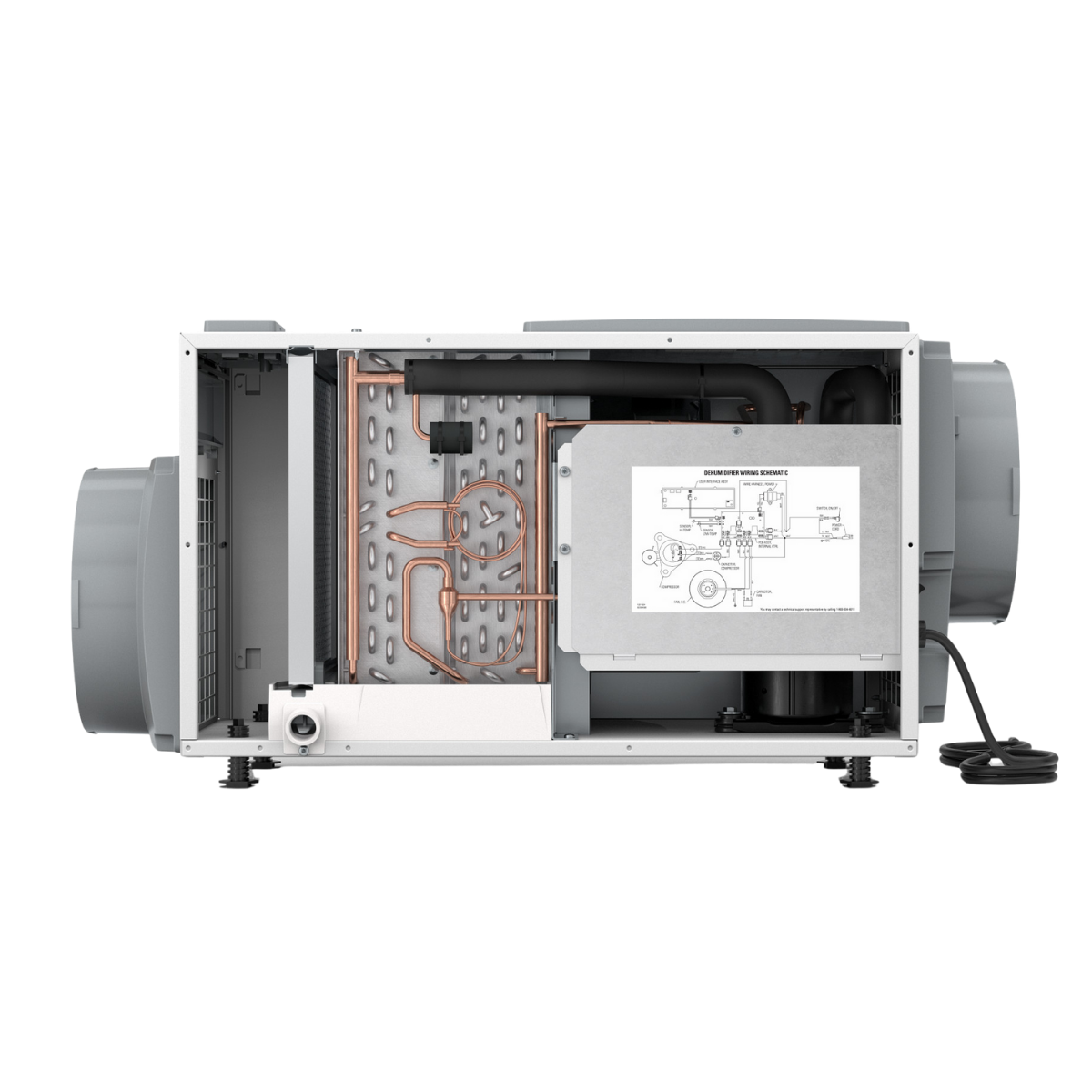 Anden A100 100 Pint Dehumidifier - Interior