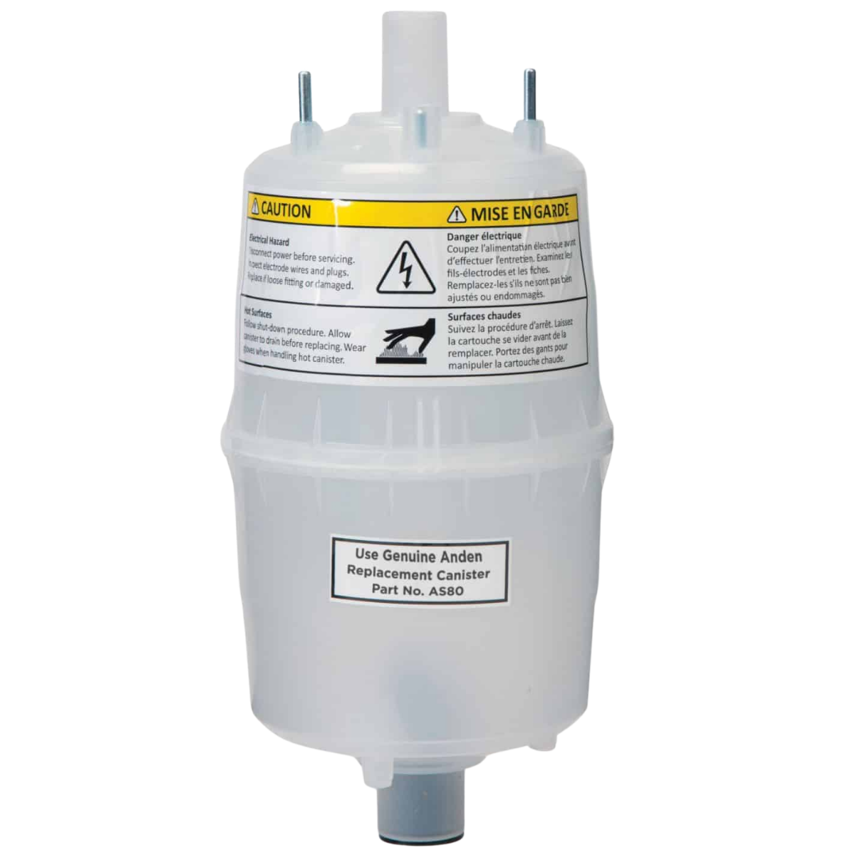 Anden Replacement Steam Canister with O-ring - Main