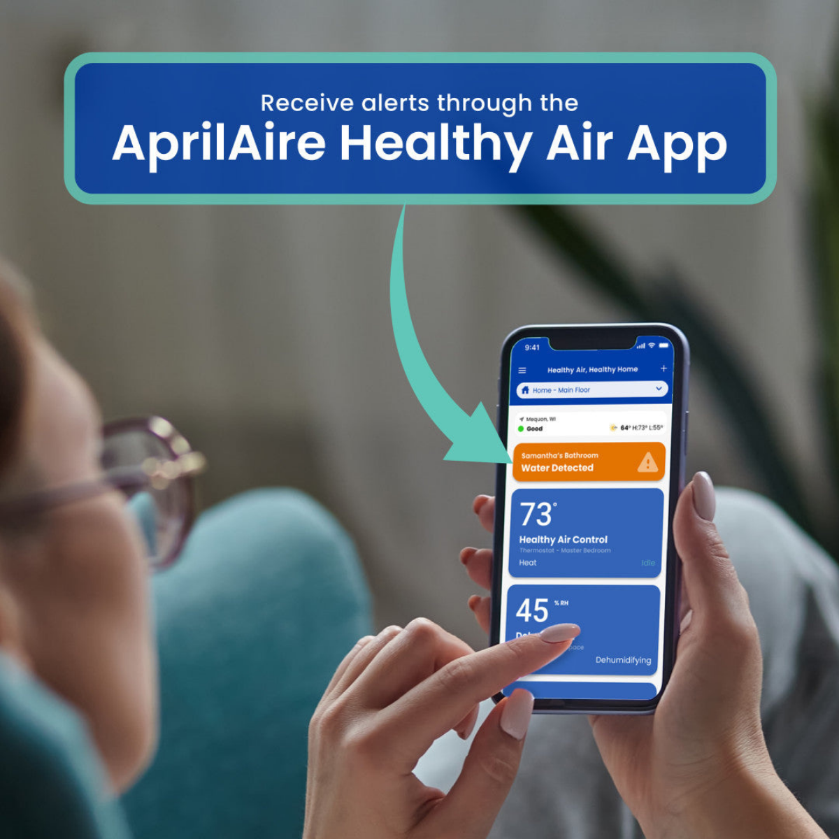 AprilAire ZAZW Wireless Water Sensor - Infographic 3