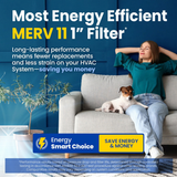 Aprilaire 20-Inch Wide MERV 11 TriPure 1-Inch Filter A20201 - Infographic 2