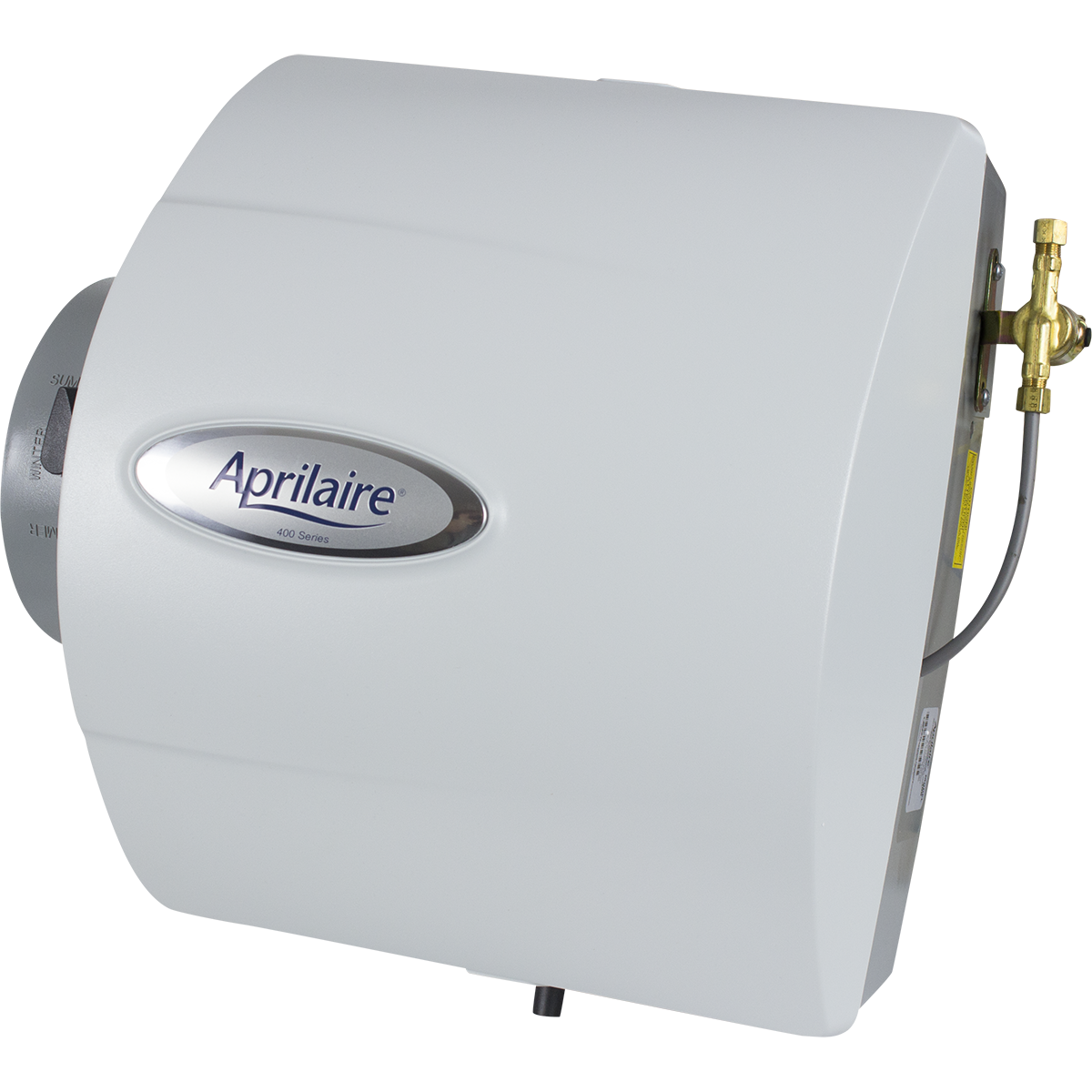 Aprilaire 400 Drainless Bypass Humidifier - angled view