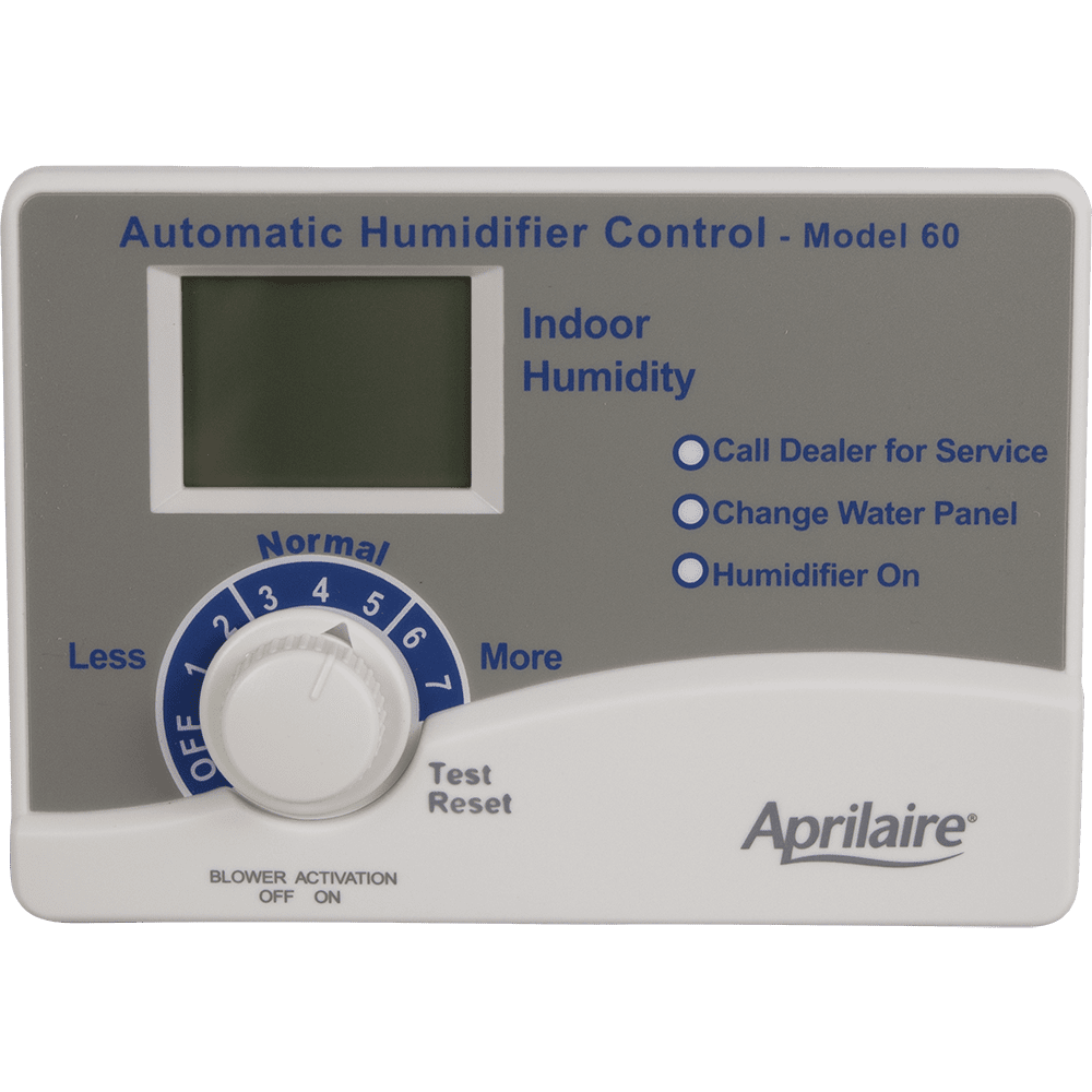 Aprilaire Model 400 Drainless Bypass Humidifier - automatic controls
