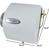 Aprilaire 400 Drainless Bypass Humidifier - dimensions