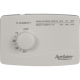 Aprilaire Model 400 Drainless Bypass Humidifier - manual controls