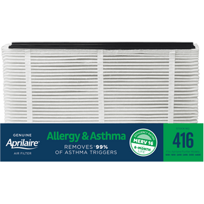 Aprilaire 416 MERV 16 Allergy & Asthma Replacement Filter (16x25)