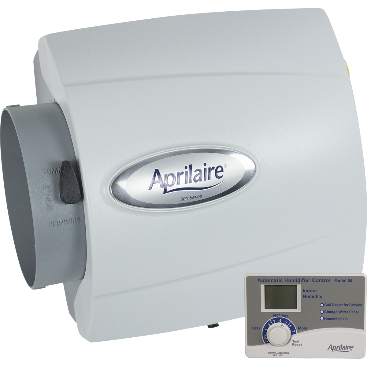 Aprilaire Model 500 Small Bypass Humidifiers - automatic model