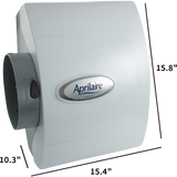 Aprilaire Model 600 Large Bypass Humidifiers - dimensions