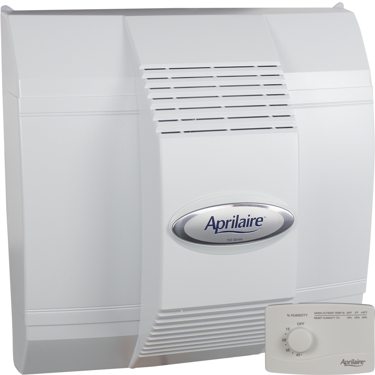 Aprilaire Model 700 Whole House Bypass Humidifiers - manual controls
