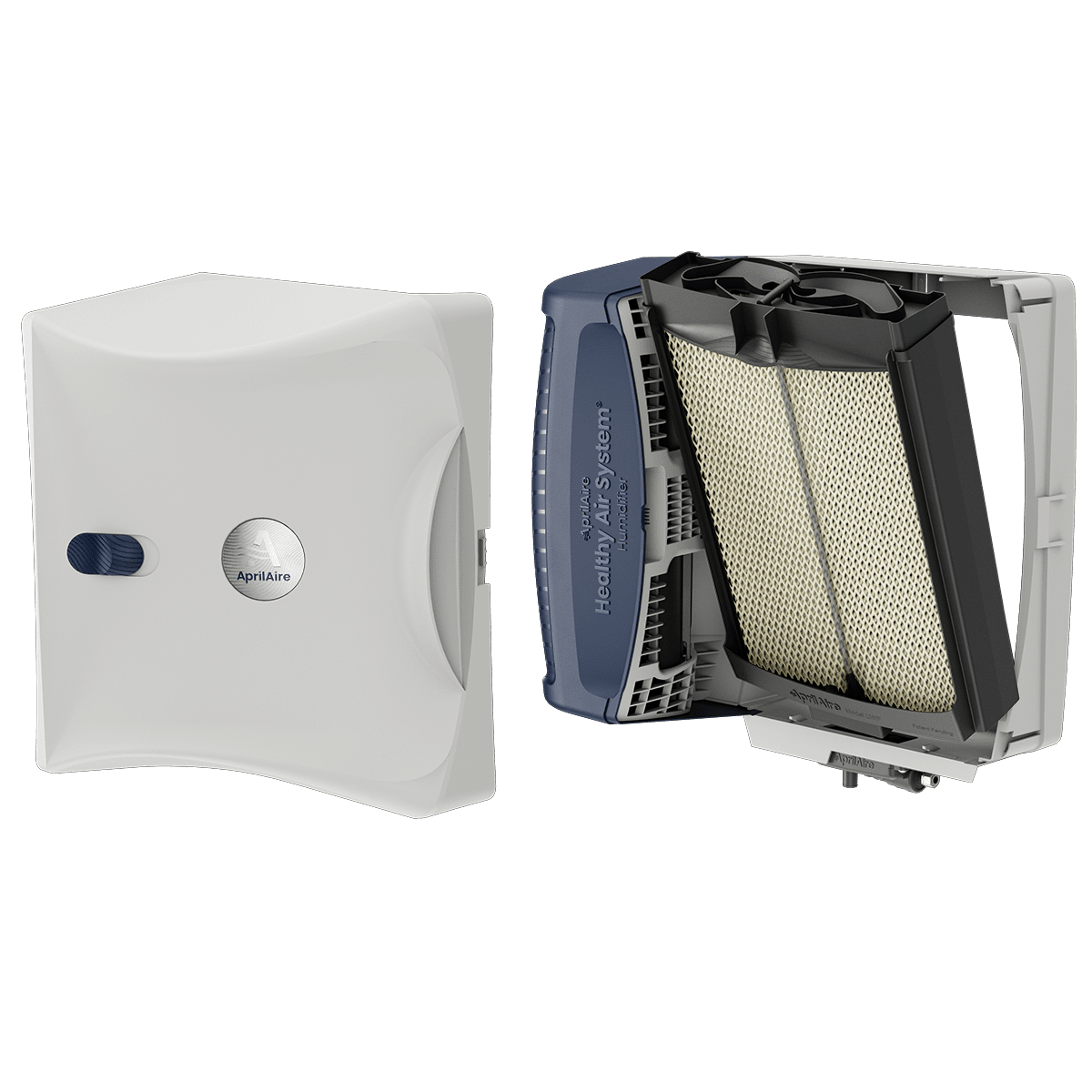 Aprilaire 720 Evaporative Humidifier w/ HydroCore - With Filter Installed