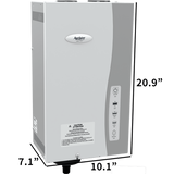 Aprilaire 801 Modulating Steam Humidifier - Dimensions