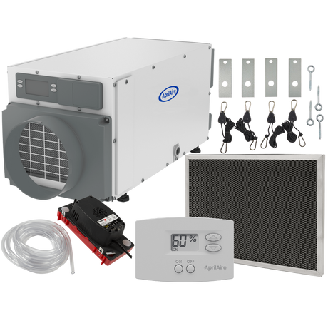 Aprilaire E070 70-Pint Crawlspace Dehumidifier + Basement Package - Main
