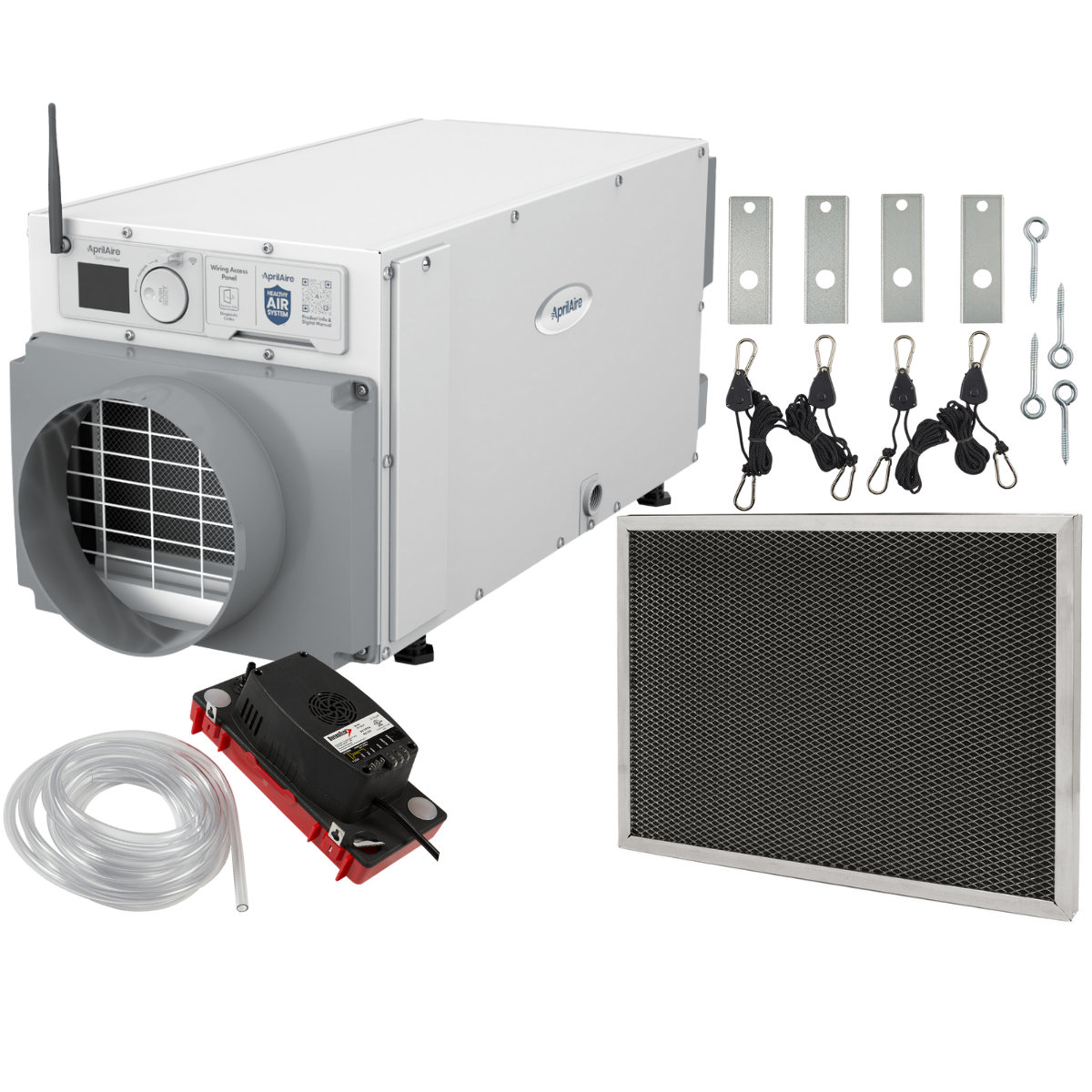 Aprilaire E070 70-Pint Crawlspace Dehumidifier + Basement Package - w/ Wi-Fi
