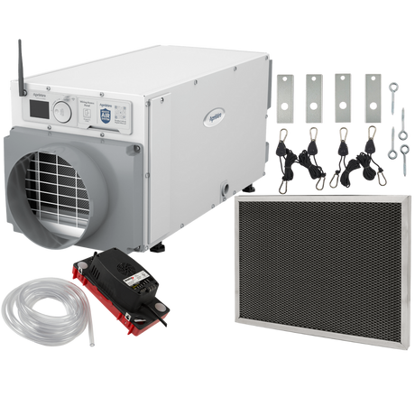 Aprilaire E070 70-Pint Crawlspace Dehumidifier + Basement Package - w/ Wi-Fi