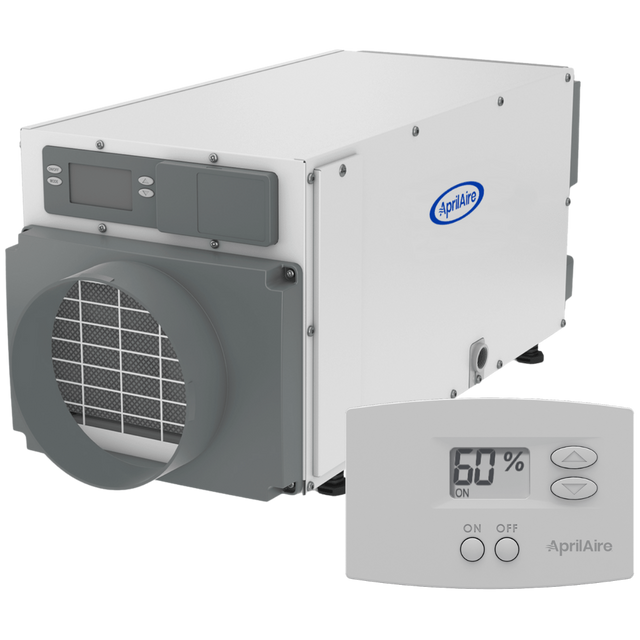 Aprilaire E070 70 Pint Crawlspace Dehumidifier + Wall Mount Control - Main