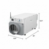 AprilAire E070 70 Pint Crawlspace Dehumidifier dimensions