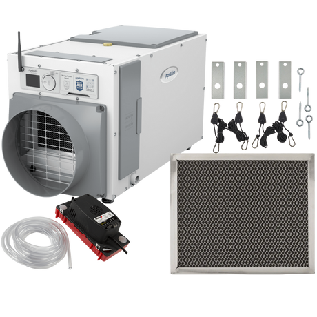 Aprilaire E080 80-Pint Energy Star Dehumidifier + Basement Package - w/ Wi-Fi
