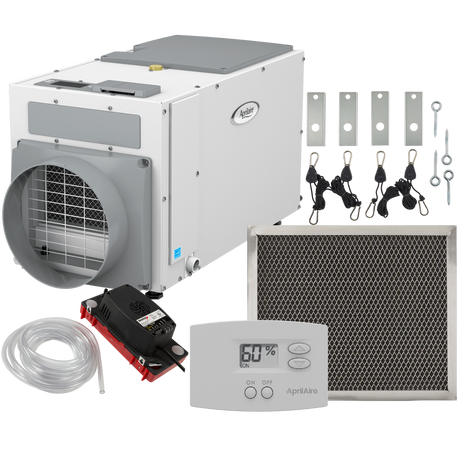 Aprilaire E100 100-Pint Energy Star Dehumidifier + Basement Package - Main