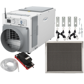 Aprilaire E100 100-Pint Energy Star Dehumidifier + Basement Package - w/ Wi-Fi