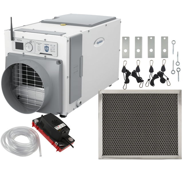 Aprilaire E100 100-Pint Energy Star Dehumidifier + Basement Package - w/ Wi-Fi