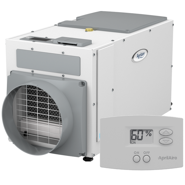 Aprilaire E100 100 Pint Whole House Dehumidifier + Wall Mount Control - Main