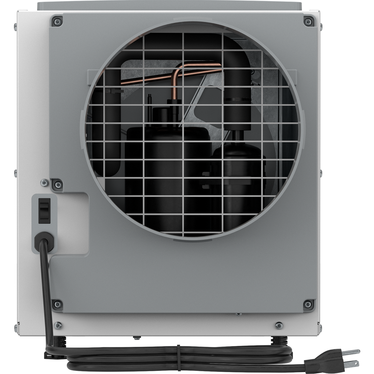 Aprilaire E100 100 Pint Energy Star Whole House Dehumidifier - Back View