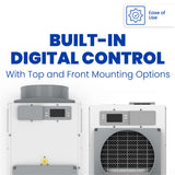 Aprilaire E100 100 Pint Energy Star Whole House Dehumidifier - Ducted App Infographic
